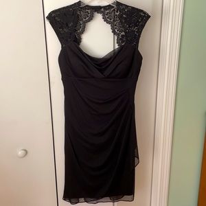 Black cocktail dress
